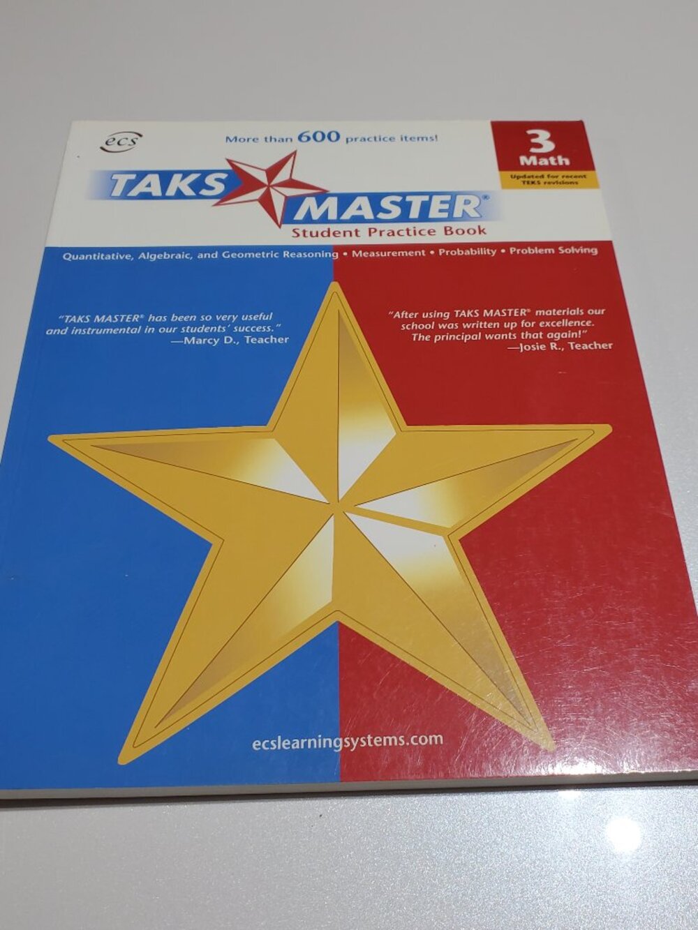 📚 Grade 3 Math Workbook Bundle – 4 Educational Books | Texas Test Prep & Math P - Picture 5 of 6
